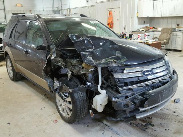 1FMDK07W18GA32685 - 2008 FORD TAURUS X E BLACK photo 1