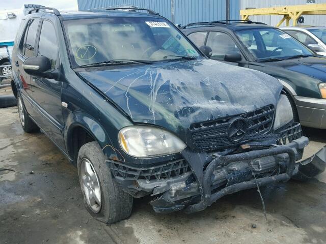 4JGAB54E3YA192923 - 2000 MERCEDES-BENZ ML 320 GREEN photo 1