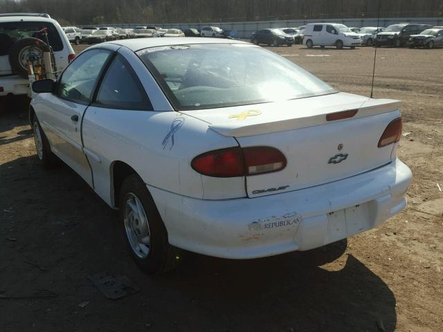 1G1JC1244X7145618 - 1999 CHEVROLET CAVALIER B WHITE photo 3