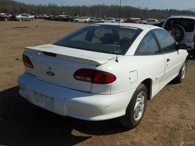 1G1JC1244X7145618 - 1999 CHEVROLET CAVALIER B WHITE photo 4