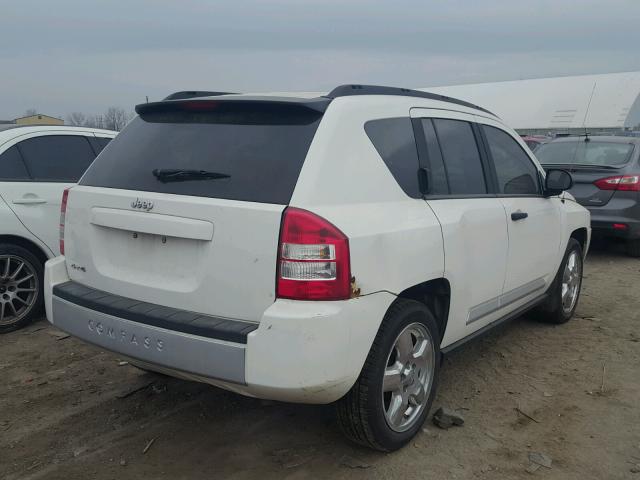 1J8FF57WX7D585343 - 2007 JEEP COMPASS LI WHITE photo 4