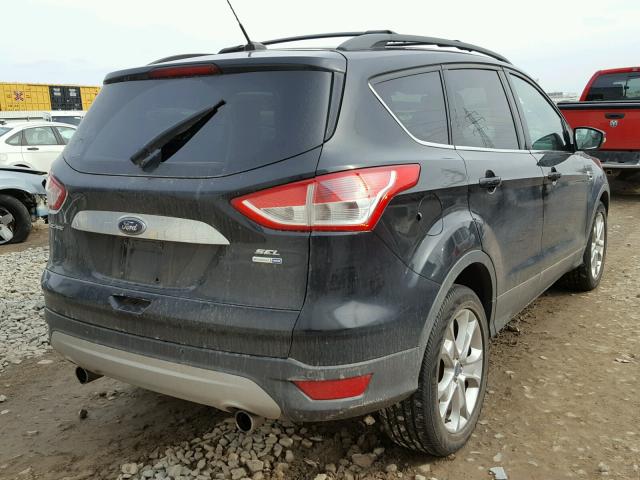 1FMCU9HX5DUA15885 - 2013 FORD ESCAPE SEL BLACK photo 4