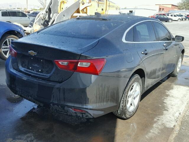 1G1ZB5ST0HF190695 - 2017 CHEVROLET MALIBU LS გრაფიტი ფოტო 4