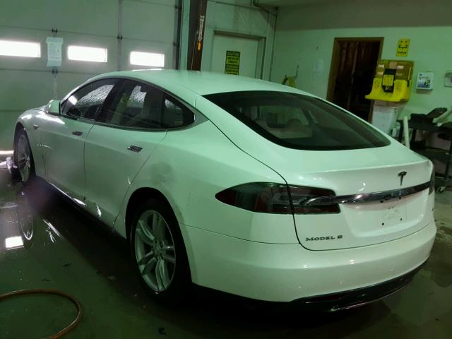 5YJSA1H17EFP41098 - 2014 TESLA MODEL S Սպիտակ լուսանկար 3