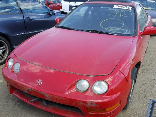 JH4DC4450WS003157 - 1998 ACURA INTEGRA LS RED photo 2