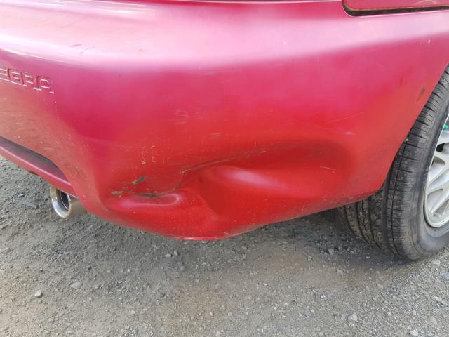 JH4DC4450WS003157 - 1998 ACURA INTEGRA LS RED photo 9