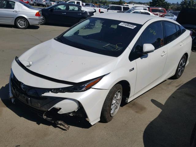 JTDKARFP4H3012886 - 2017 TOYOTA PRIUS PRIM თეთრი ფოტო 2
