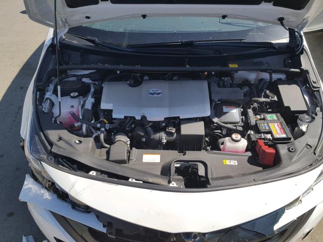 JTDKARFP4H3012886 - 2017 TOYOTA PRIUS PRIM თეთრი ფოტო 7