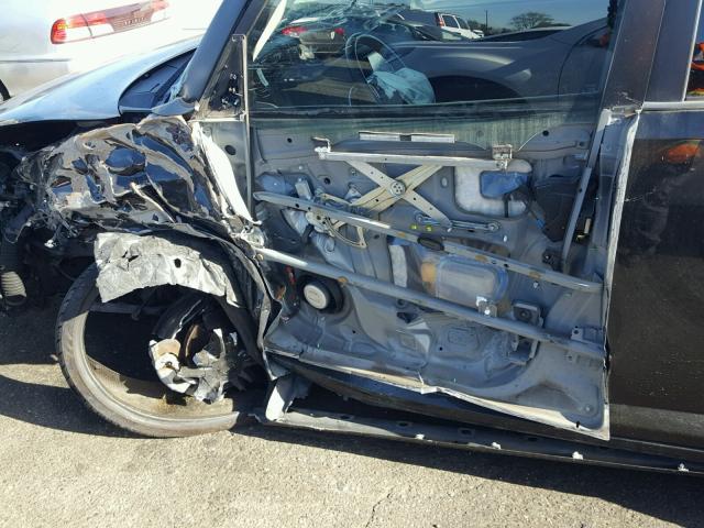 JTLKE50EX81004781 - 2008 TOYOTA SCION XB BLACK photo 10