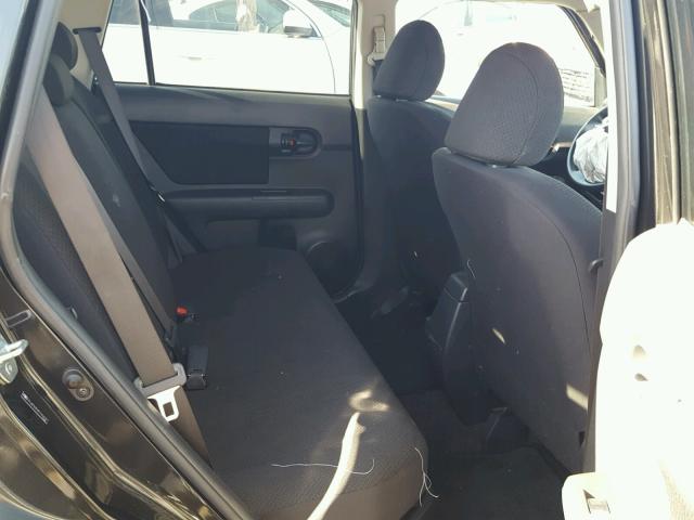 JTLKE50EX81004781 - 2008 TOYOTA SCION XB BLACK photo 6