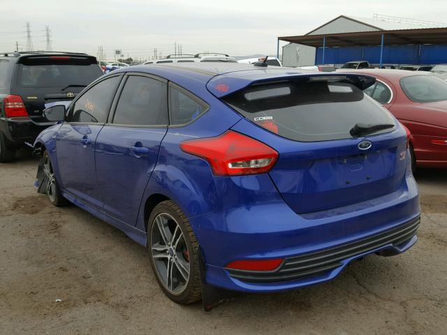 1FADP3L9XFL369681 - 2015 FORD FOCUS ST BLUE photo 3