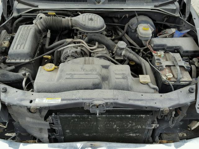 1D7HL48X43S146306 - 2003 DODGE DAKOTA QUA GRAY photo 7