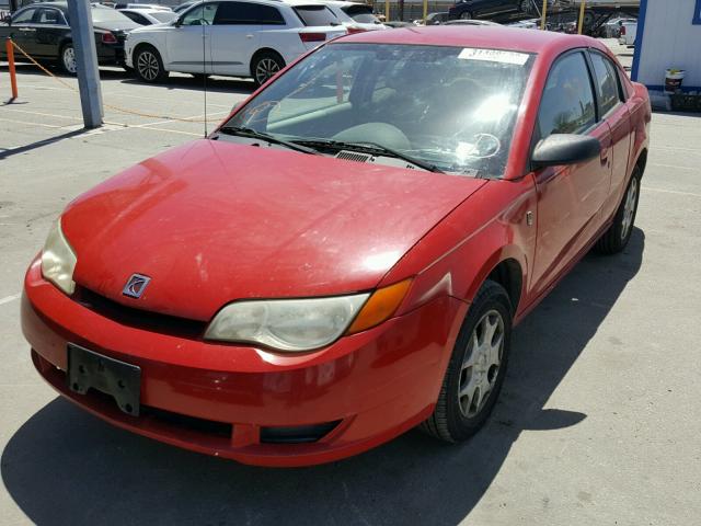 1G8AM12F14Z100815 - 2004 SATURN ION LEVEL RED photo 2