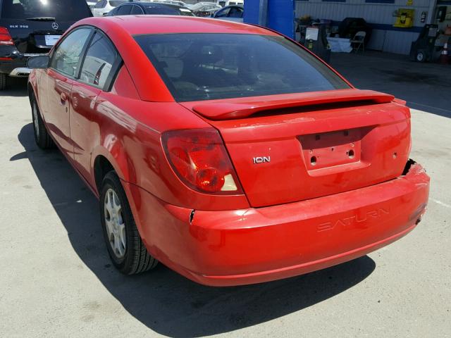 1G8AM12F14Z100815 - 2004 SATURN ION LEVEL წითელი ფოტო 3