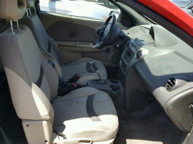 1G8AM12F14Z100815 - 2004 SATURN ION LEVEL წითელი ფოტო 5