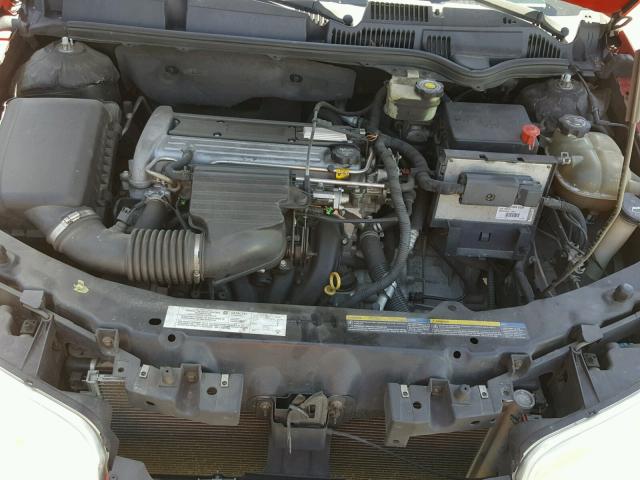 1G8AM12F14Z100815 - 2004 SATURN ION LEVEL წითელი ფოტო 7