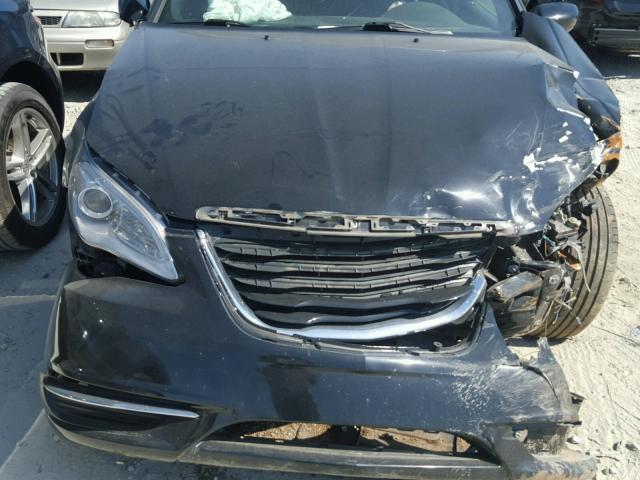 1C3CCBBB2DN639072 - 2013 CHRYSLER 200 TOURIN BLACK photo 7