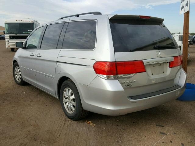 5FNRL3H76AB096673 - 2010 HONDA ODYSSEY EX SILVER photo 3