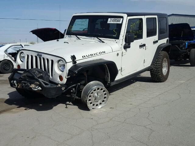 1J4GA69188L599650 - 2008 JEEP WRANGLER U WHITE photo 2