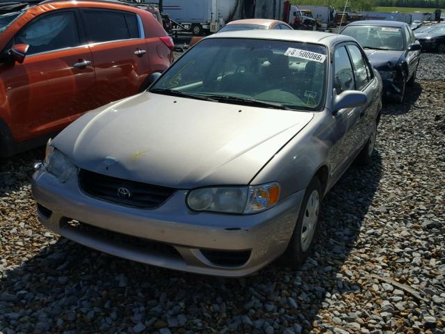 2T1BR12E22C556834 - 2002 TOYOTA COROLLA CE GOLD photo 2