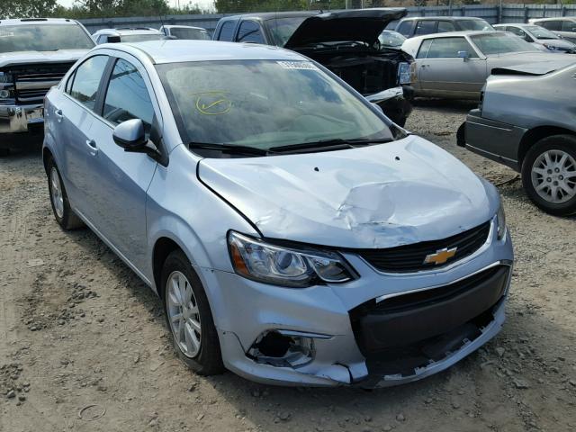 1G1JD5SH2H4140783 - 2017 CHEVROLET SONIC LT SILVER photo 1