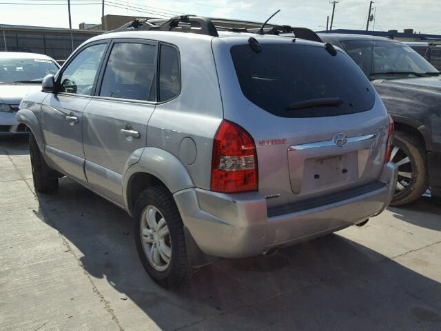 KM8JN12D16U286949 - 2006 HYUNDAI TUCSON SILVER photo 3