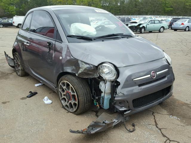 3C3CFFBR4CT125802 - 2012 FIAT 500 SPORT RED photo 1