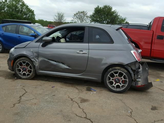 3C3CFFBR4CT125802 - 2012 FIAT 500 SPORT RED photo 9