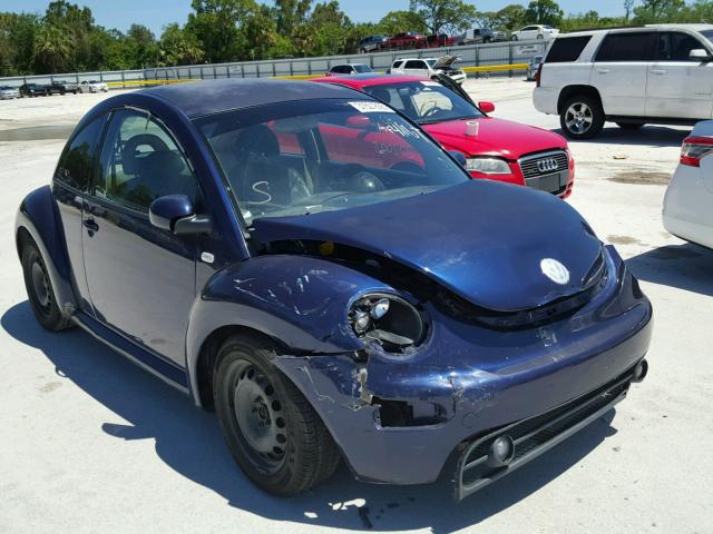 3VWCP21C92M439045 - 2002 VOLKSWAGEN NEW BEETLE 蓝色 照片 1