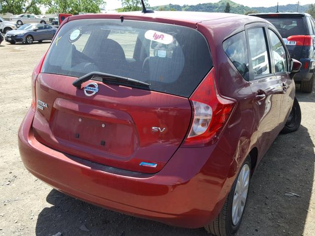 3N1CE2CP6GL401345 - 2016 NISSAN VERSA NOTE RED photo 4