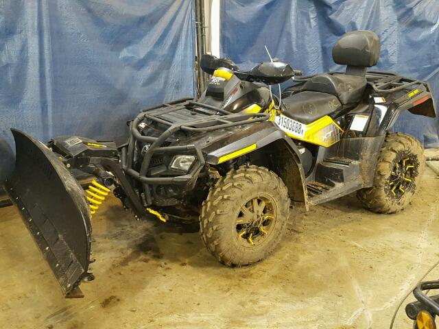 3JBEPLK13AJ000344 - 2010 CAN-AM OUTLANDER YELLOW photo 2