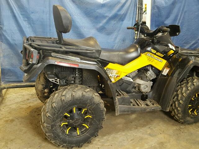 3JBEPLK13AJ000344 - 2010 CAN-AM OUTLANDER YELLOW photo 6