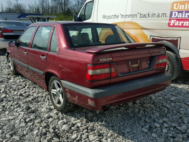 YV1LS5548V2393428 - 1997 VOLVO 850 RED photo 3