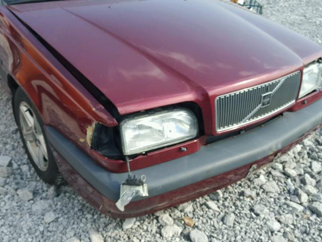 YV1LS5548V2393428 - 1997 VOLVO 850 RED photo 9