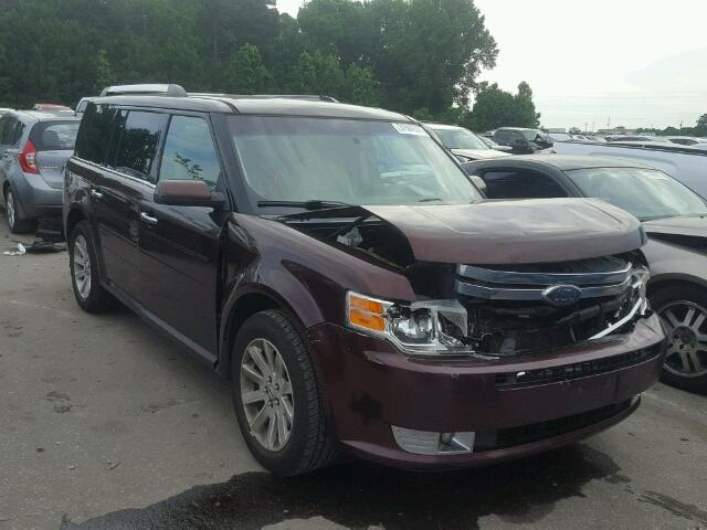 2FMDK52CX9BA00496 - 2009 FORD FLEX SEL RED photo 1