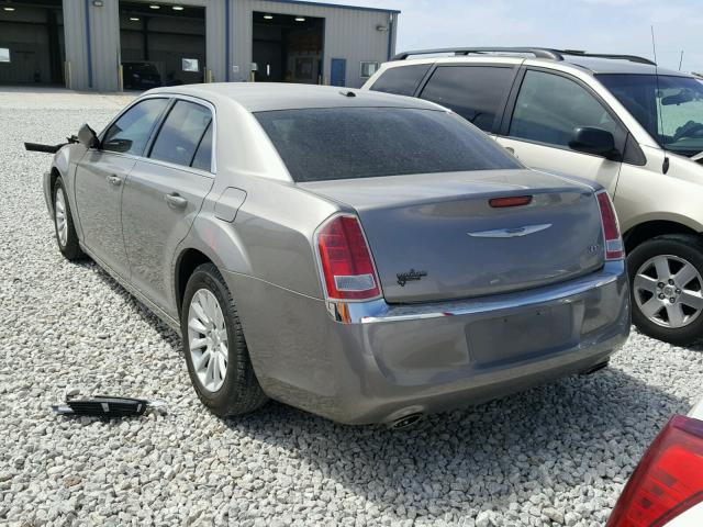 2C3CCAAG1EH182823 - 2014 CHRYSLER 300 GRAY photo 3