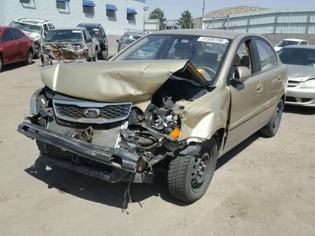 KNADH4A35A6673677 - 2010 KIA RIO LX Ոսկեգույն լուսանկար 2
