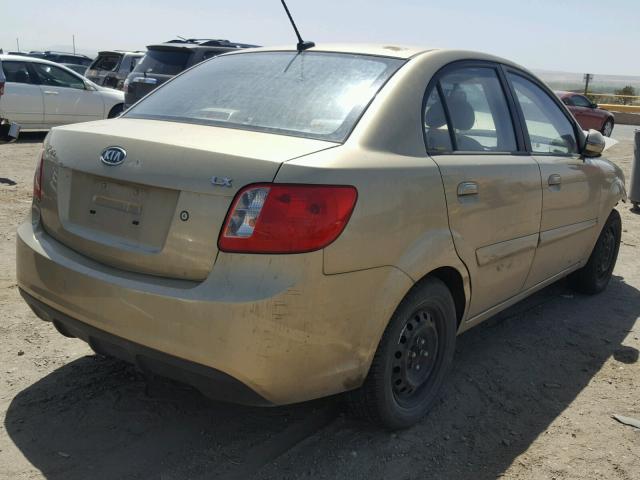 KNADH4A35A6673677 - 2010 KIA RIO LX Ոսկեգույն լուսանկար 4