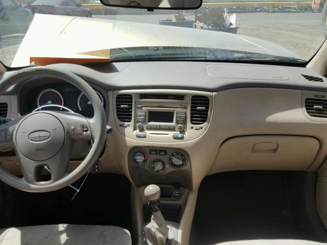 KNADH4A35A6673677 - 2010 KIA RIO LX Ոսկեգույն լուսանկար 9