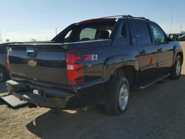 3GNTKFE73DG292462 - 2013 CHEVROLET AVALANCHE BLACK photo 4