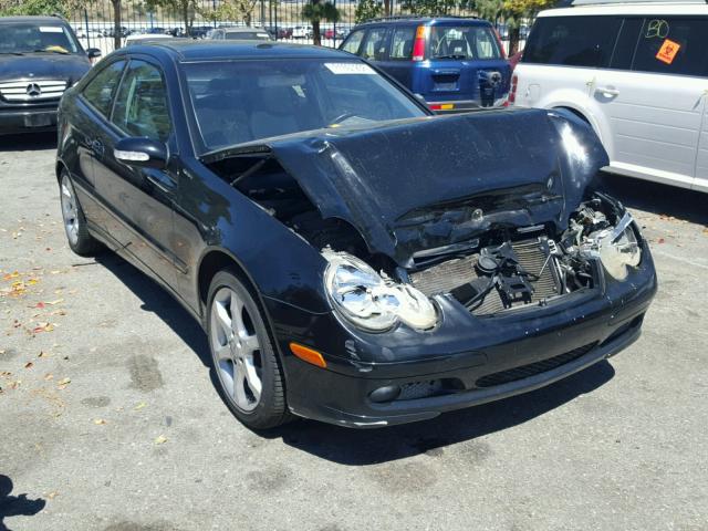 WDBRN64J04A550327 - 2004 MERCEDES-BENZ C 320 SPOR BLACK photo 1