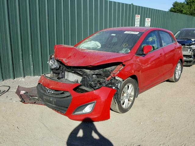 KMHD35LE6DU108789 - 2013 HYUNDAI ELANTRA GT RED photo 2