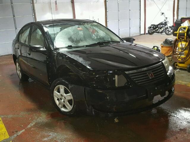 1G8AJ55F16Z111456 - 2006 SATURN ION LEVEL შავი ფოტო 1