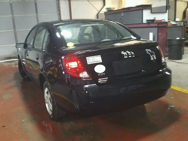 1G8AJ55F16Z111456 - 2006 SATURN ION LEVEL შავი ფოტო 3