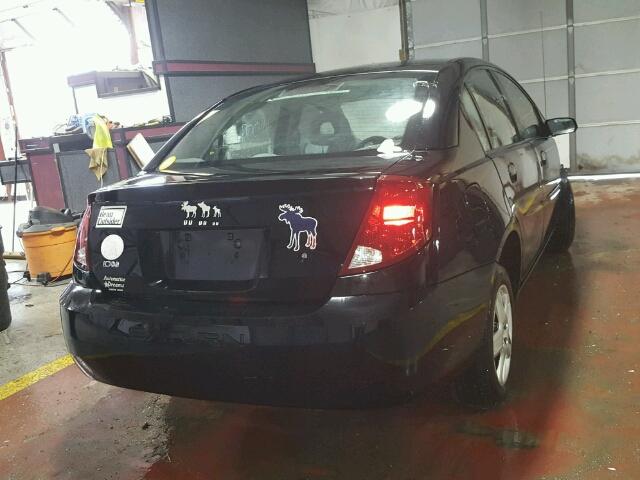 1G8AJ55F16Z111456 - 2006 SATURN ION LEVEL შავი ფოტო 4