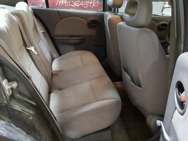 1G8AJ55F16Z111456 - 2006 SATURN ION LEVEL შავი ფოტო 6