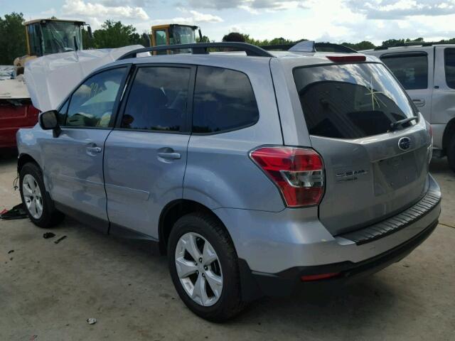 JF2SJAFC9GH518697 - 2016 SUBARU FORESTER 2 SILVER photo 3