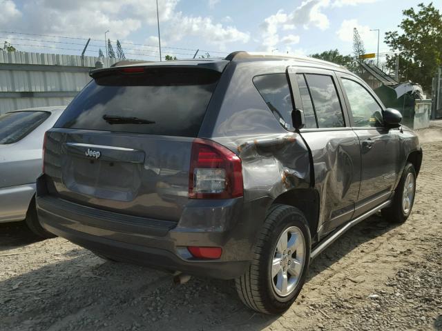 1C4NJCBA5FD413270 - 2015 JEEP COMPASS SP GRAY photo 4