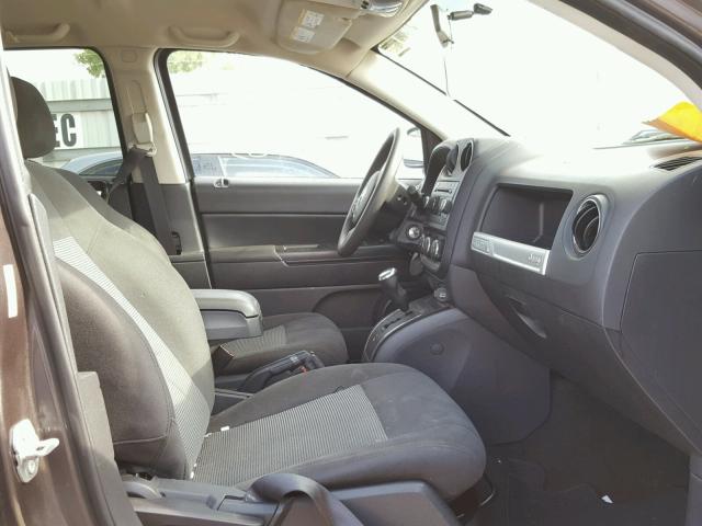 1C4NJCBA5FD413270 - 2015 JEEP COMPASS SP GRAY photo 5