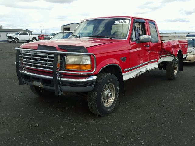 1FTHX26F1VEC35166 - 1997 FORD F250 RED photo 2